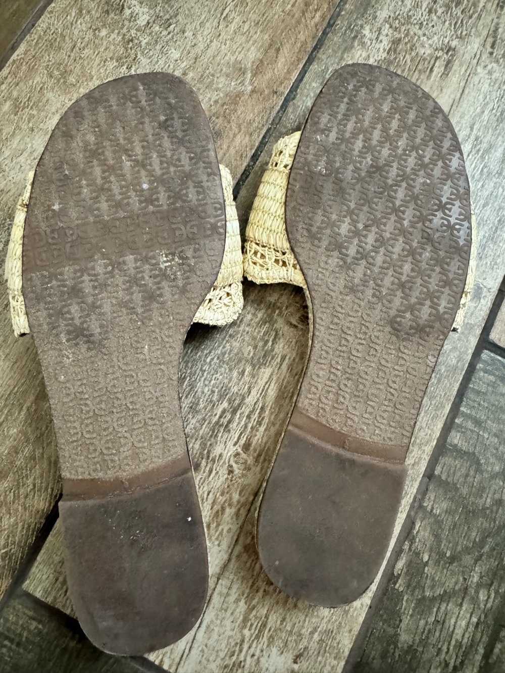 Sam Edelman Bambi Natural Woven Slide Sandals with Square Buckles Size 8 - Picture 5 of 5